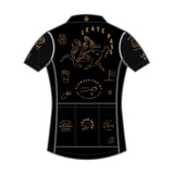 Womens Bronze Leave Pass Jersey Back