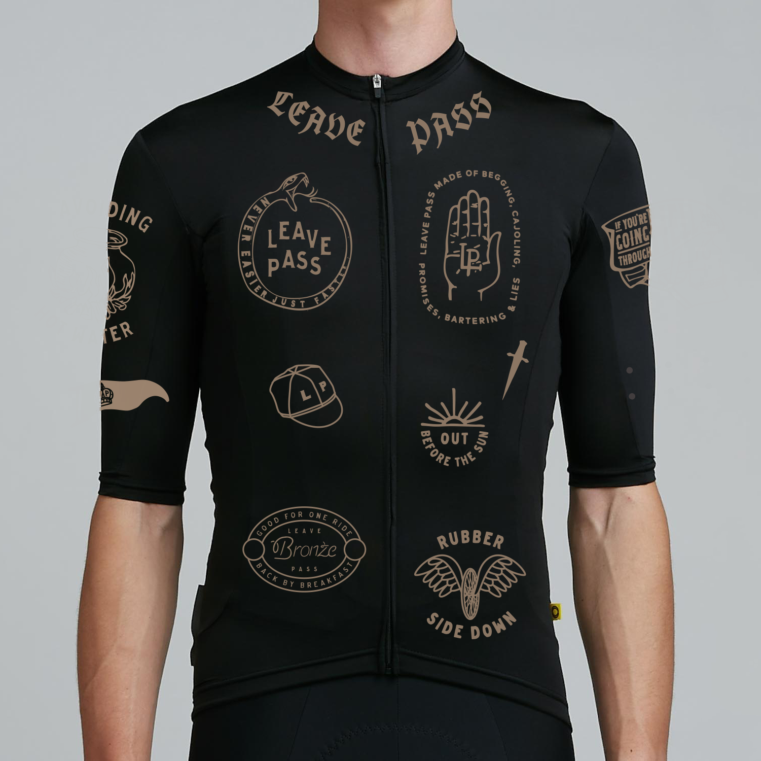 【新品未使用】Leave Pass long sleeve jersey bronzev2_3f90bb5b-9f84-4f41-